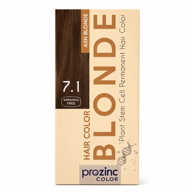 بروزينك كولور صبغة شعر لون أشقر رمادي 7.1