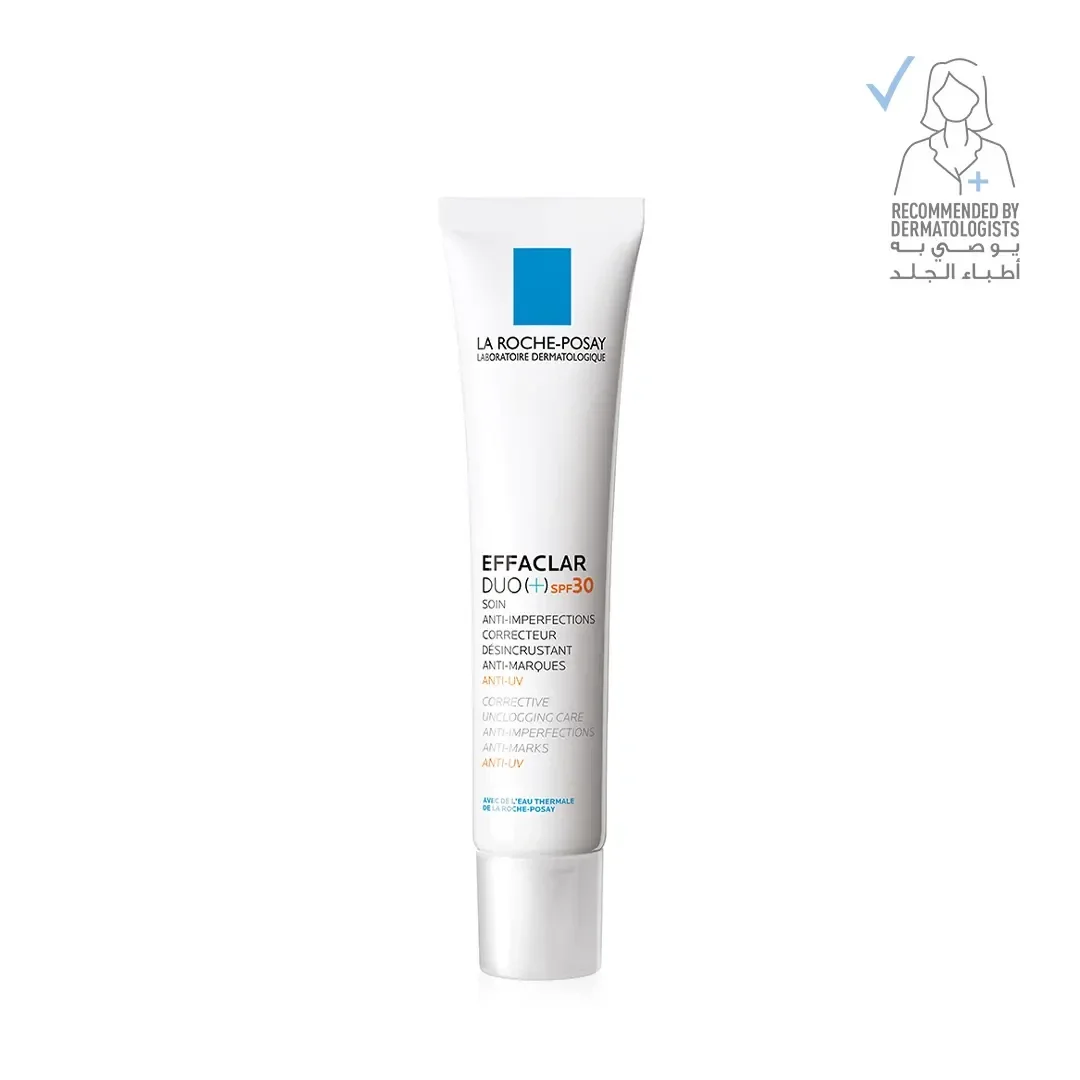 لاروش بوزيه إيفاكلار ديو+ كريم مصحح للحبوب وآثارها SPF30 حجم 40 مل