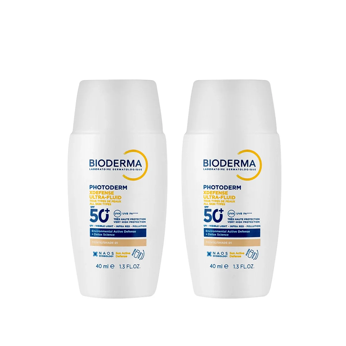 بيوديرما فوتوديرم إكس ديفينس SPF50+ فلويد خفيف جدًا 40مل 1+1