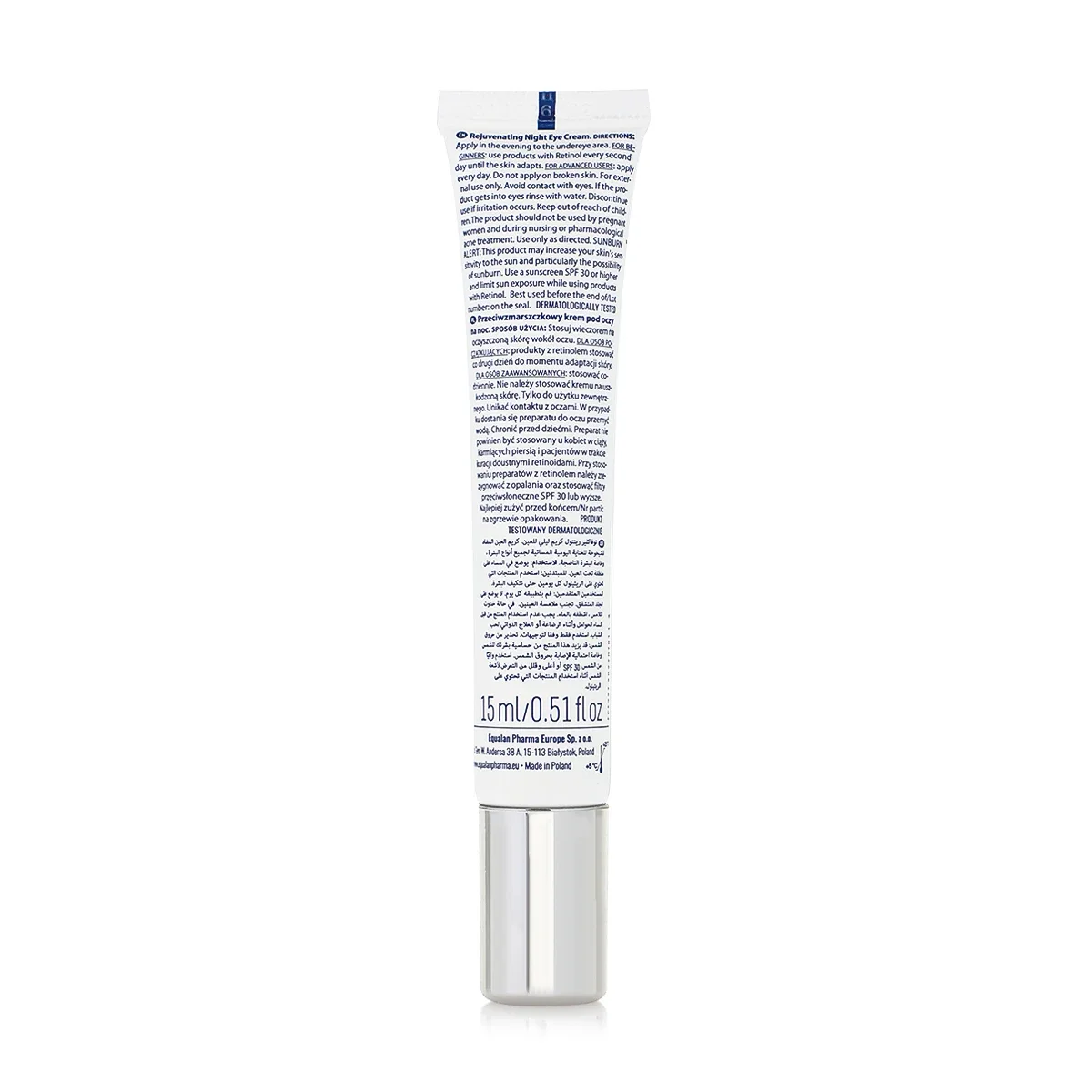 Novaclear Retinol Rejuvenating Night Eye Cream 15ml - Image 2
