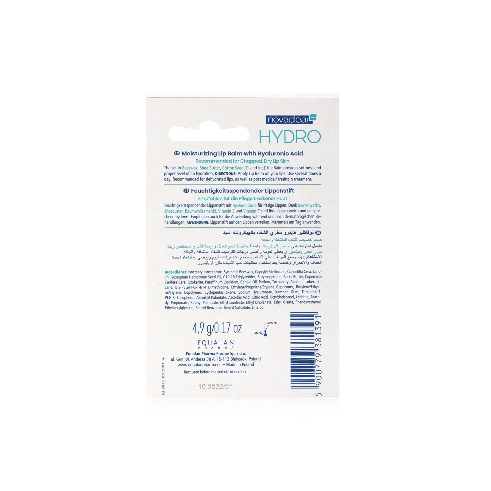 NOVACLEAR Hydro Lip Balm 4.9m - Image 4